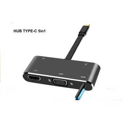 BỘ CHUYỂN ĐỔI USB TYPE-C 5 IN 1 TIỆN DỤNG