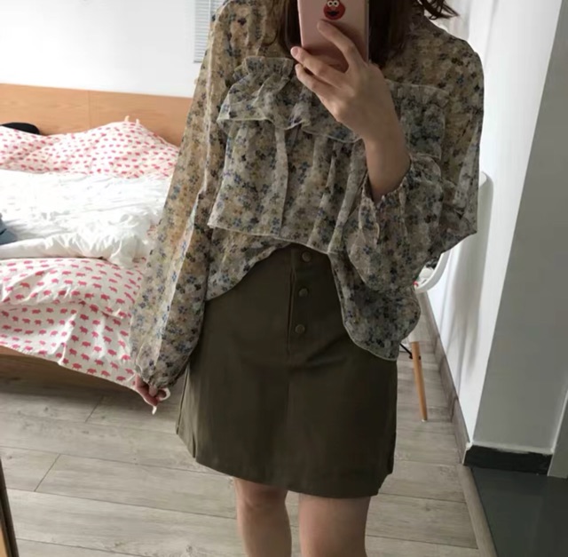 (Order 7-10 ngày) Áo sơ mi voan hoa chất siêu đẹp (kèm ảnh thật) | BigBuy360 - bigbuy360.vn