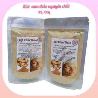 bột cam thảo nguyên chất dưỡng trắng da gói 100g