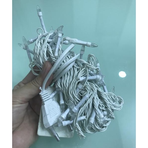 Dây đèn chớp bóng nhọn kim cương trang trí noel 7m