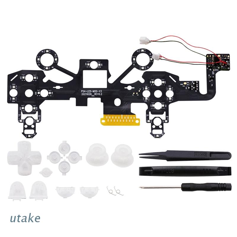 Utake Đèn LED 8 Màu Gắn Tay Cầm Chơi Game PS4