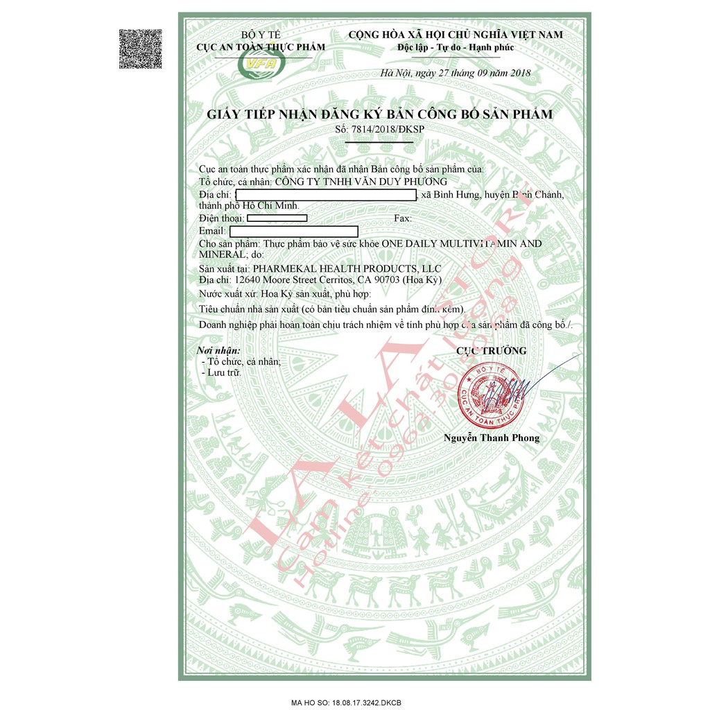 Viên Uống Vitamin Và Khoáng Chất Pharmekal One Daily - Multi Vitamin & Minerals (Hộp 60 Viên) | BigBuy360 - bigbuy360.vn