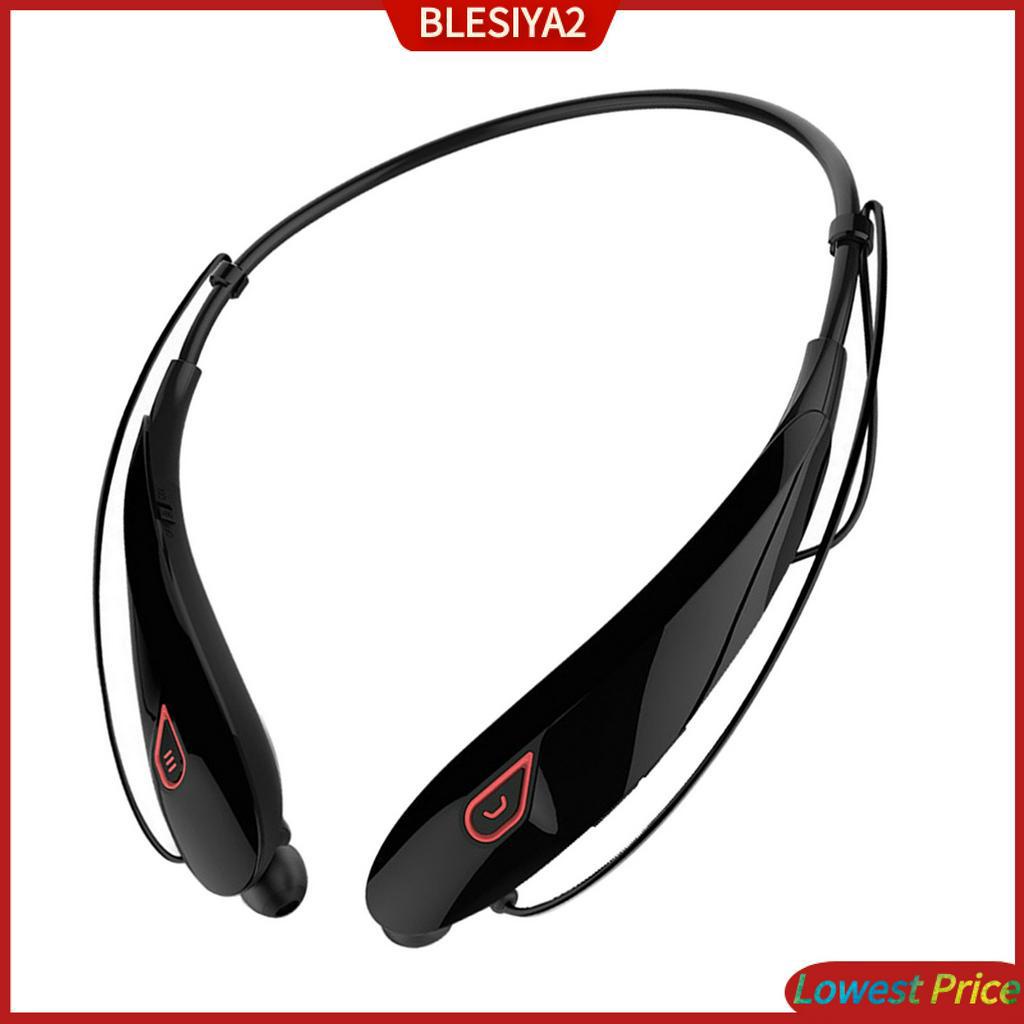 Neckband Bluetooth Headphones Magnetic Earbuds Earphones with Mic Black+Red