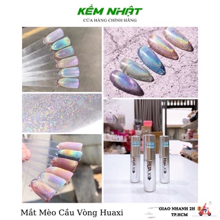 Sơn Móng Mắt Mèo Cầu Vồng Huaxi