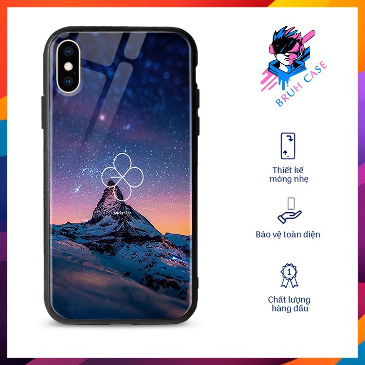 Ốp Lưng Ip Hình Cỏ 4 Lá BRUH CASE Cho Iphone Se2/11/Pro/Max/Xs/Xr/7/8/Plus