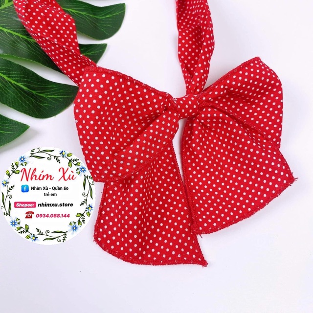 Bodysuit chấm bi đỏ xếp tầng sexy (5-10kg) | BigBuy360 - bigbuy360.vn