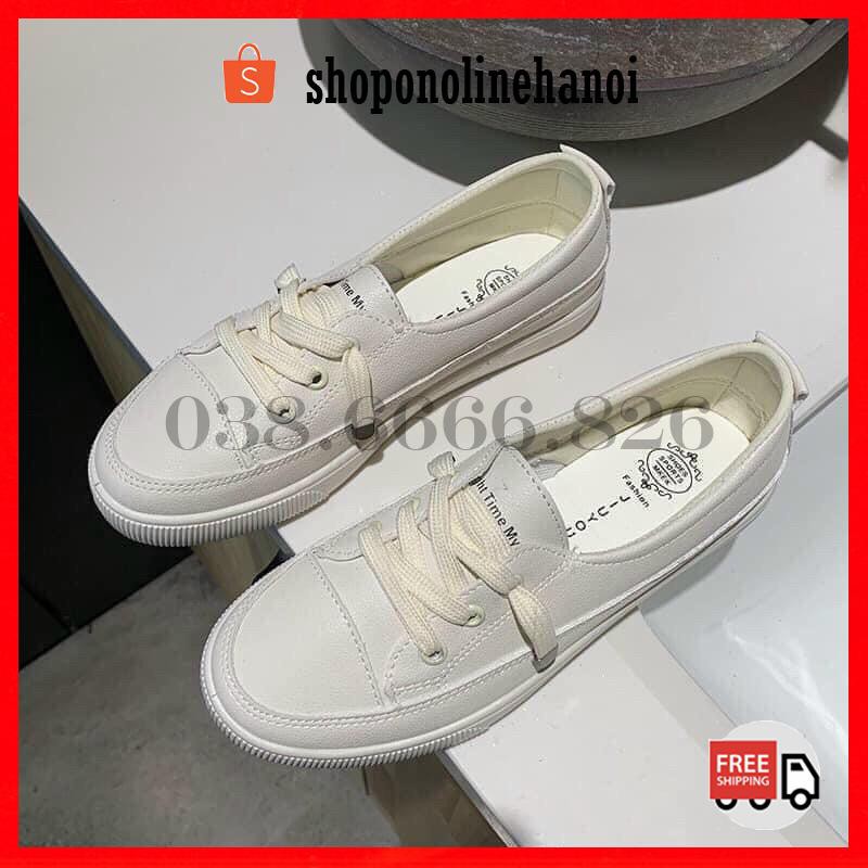 GIÀY SLIPON NỮ BA KHUY MẪU MỚI SIÊU HOT hàng QC ( Loại 1 )