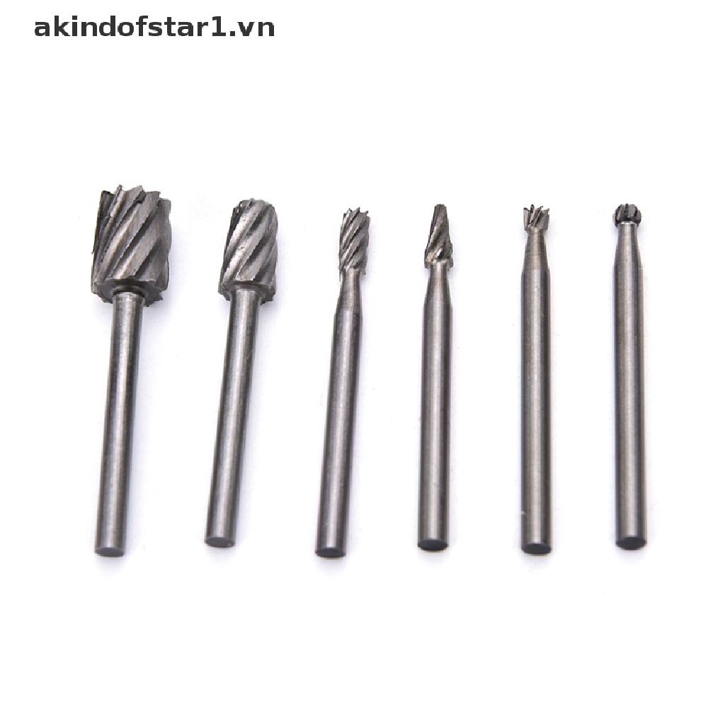 Bộ 6 Mũi Khoan Xoay HSS Dremel