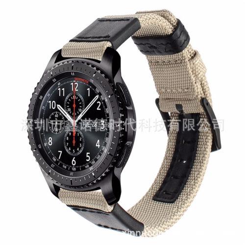 Dây đeo sợi nylon 22mm cho đồng hồ Samsung Gear S3 Frontier