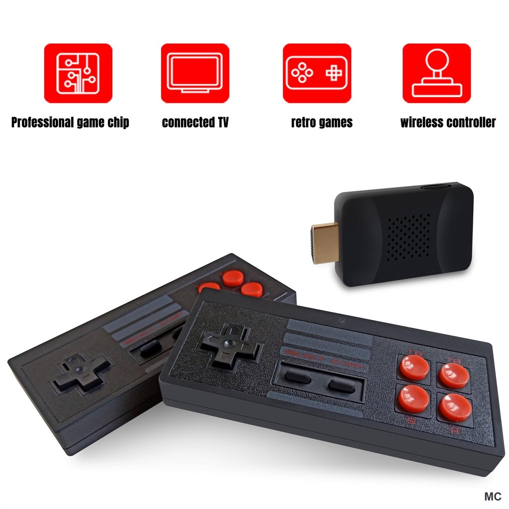 Máy Chơi Game Cầm Tay Không Dây 16bit HDMI SNES NES 2000 + Super Nintendo