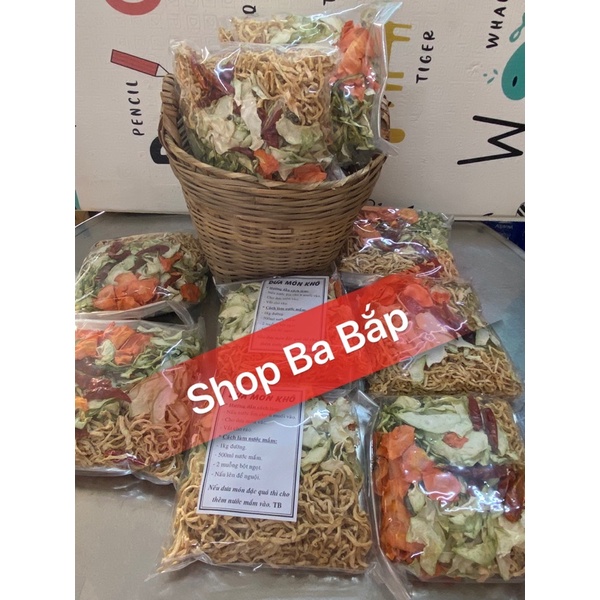 Dưa món sấy khô / Nguyên liệu muối dưa món sạch, sấy lạnh không phẩm màu