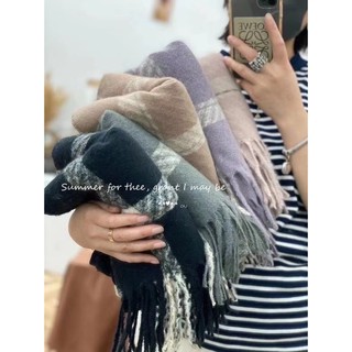 KHĂN CASHMERE KẺ PHONG CÁCH HÀN QUỐC