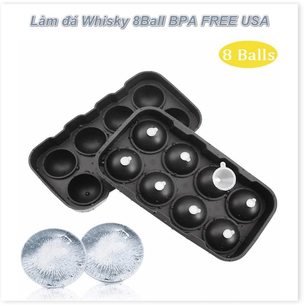 Làm đá Whisky 8 Ball BPA FREE