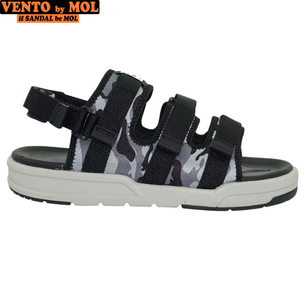 Giày sandal Vento unisex nam nữ 3 quai ngang có quai hậu tháo rời cho cặp đôi mang đi học đi biển du lịch NV1001R