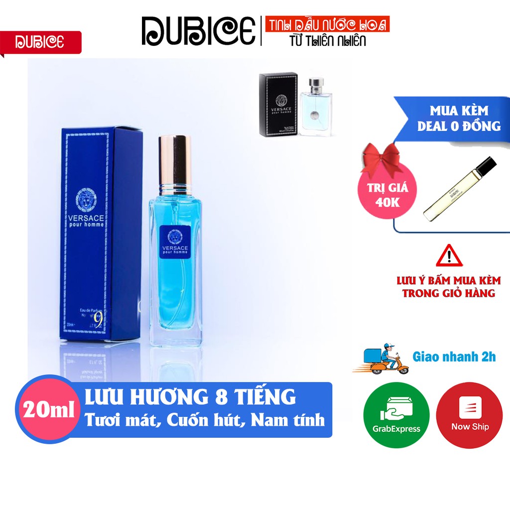 [Thơm lâu 8 tiếng] Nước hoa nam Ver Pour Homme 20ml - xịt thơm body cao cấp chính hãng