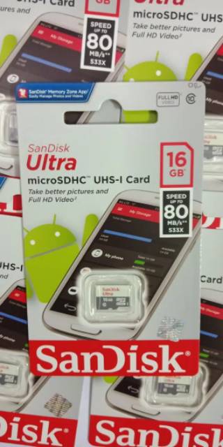 Thẻ Nhớ Sandisk 16gb Class 10 Mmc Sandisk 16gb C10