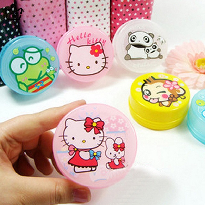 Bình Nước Nhựa JP6 Gấp Gọn Họa Tiết Hoạt Hình Đáng Yêu Cho Trẻ Em
