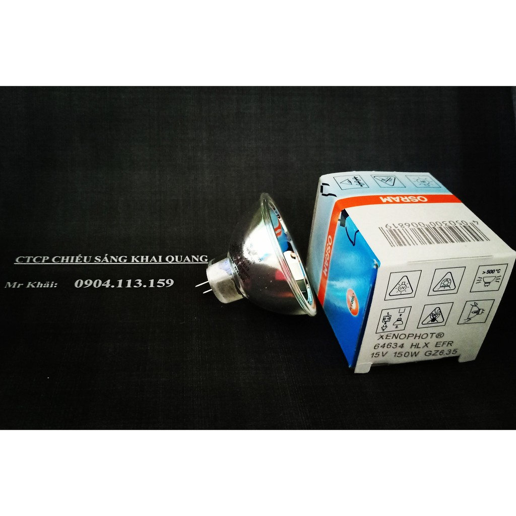 (SALE) Bóng halogen chén Osram HLX 64634 15V 150W 50h