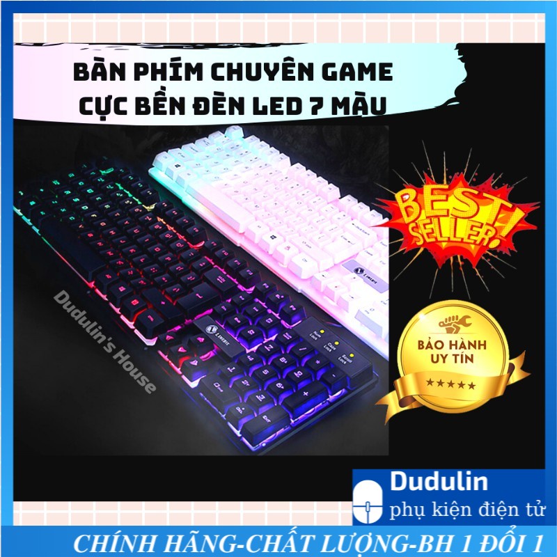 [BEST SELLER] Bàn phím chuyên game giả cơ cao cấp R8 1822 có đèn LED 7 màu