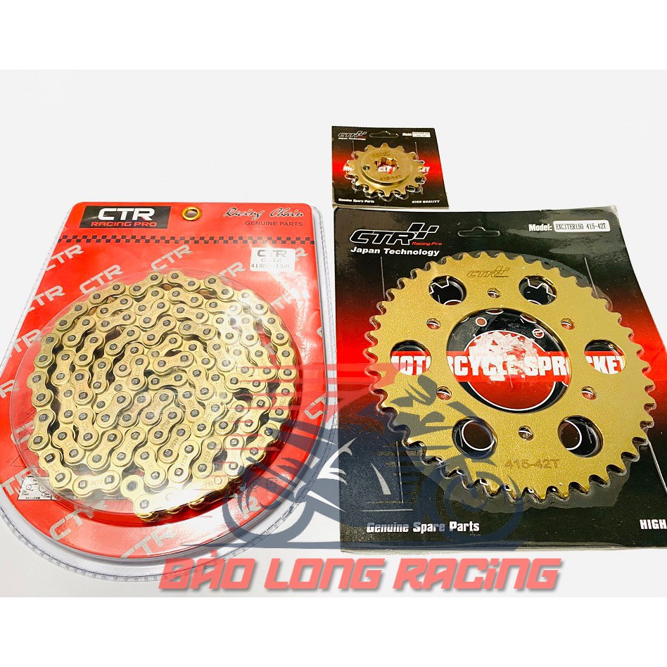 Bộ sên nhông đĩa CTR Racing 7li gắn xe máy