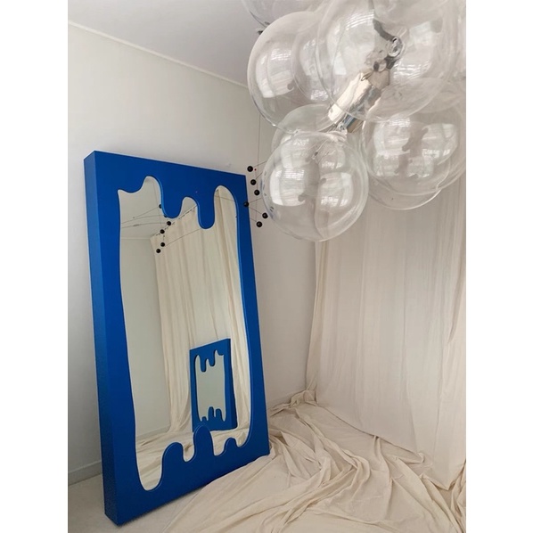 Gương lượn sóng + Đèn led