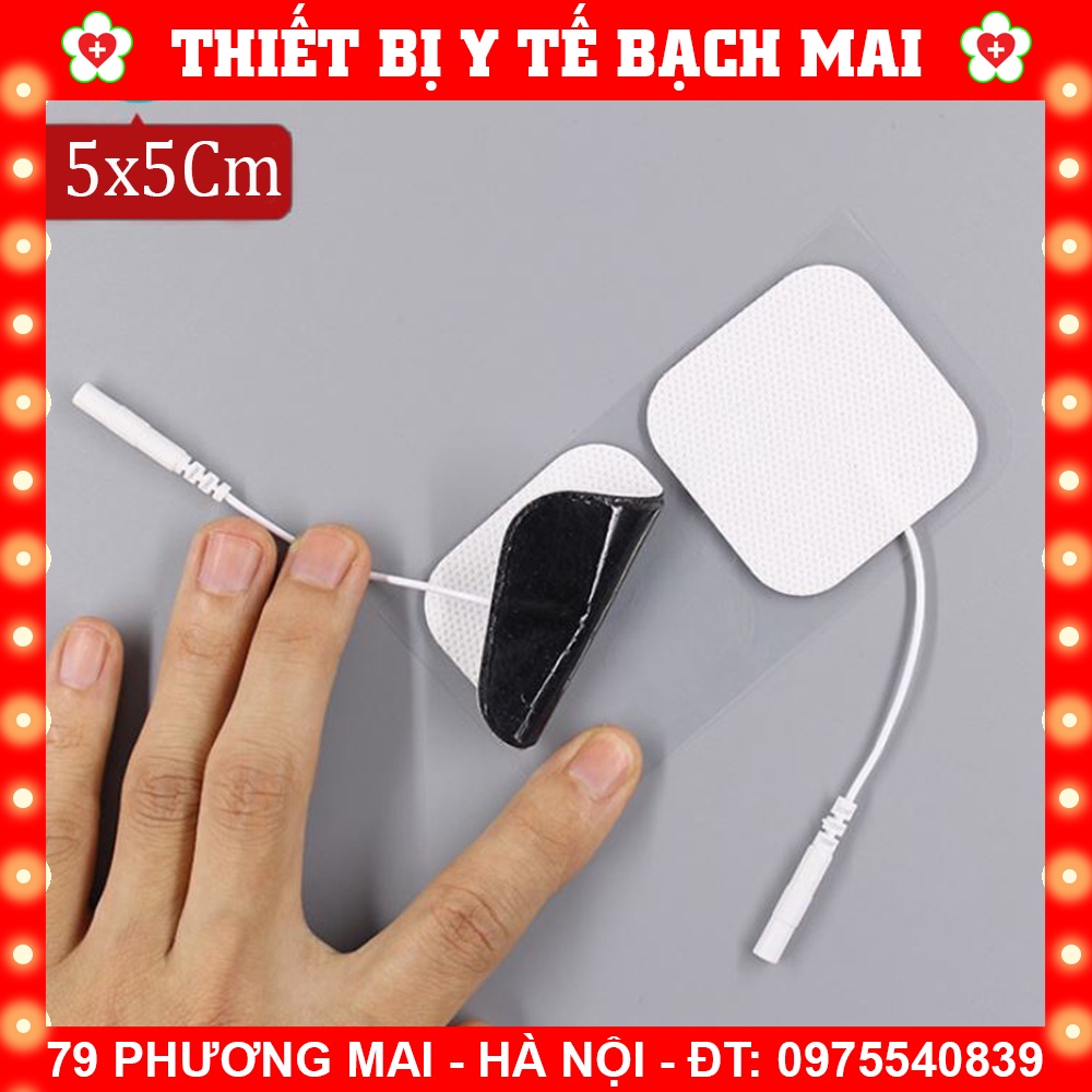 Cặp 02 Miếng Dán Xung Điện Máy Vật Lý Trị Liệu MPT812, DoctorHome, Dr.Ho, Hoa Đà SDZII (5cm x 5cm)