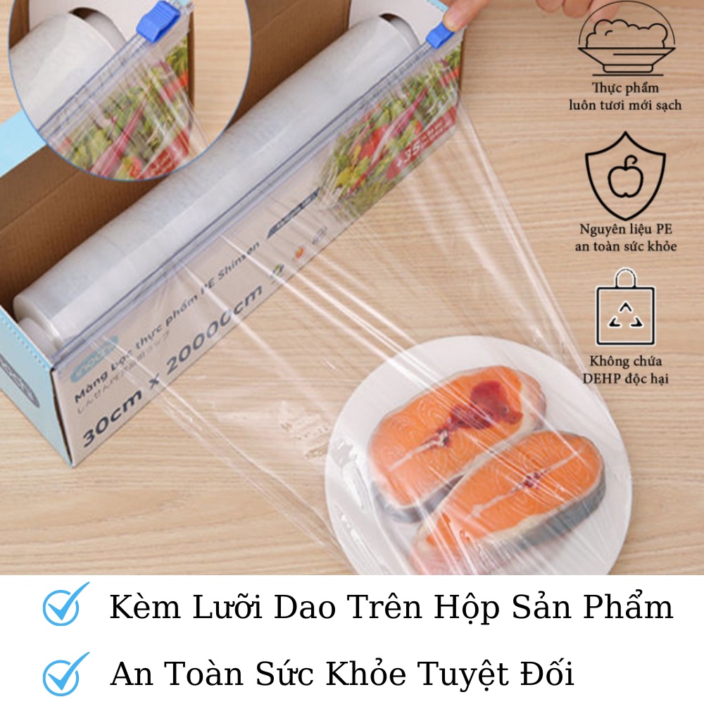 (HCM)Màng bọc thực phẩm PE Shinsen INOCHI  giúp bảo quản thực phẩm