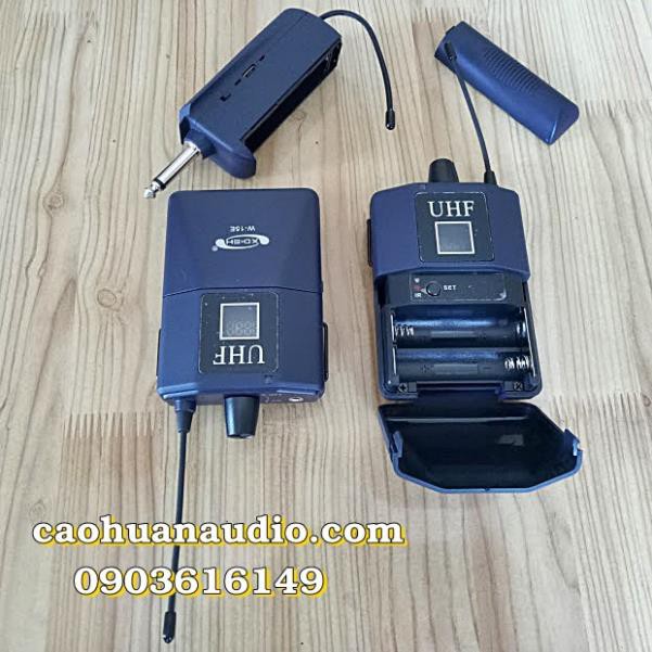 SIÊU RẺ-Bộ Micro không dây 2 người Đeo tai + cài áo XD-SH UHF W-15E
