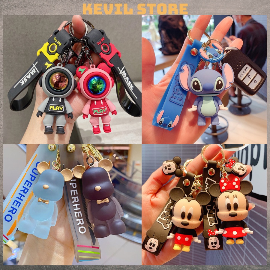 Móc Khóa Balo Điện Thoại Phi Hành Gia Nhiều Hình Phụ Kiện Balo Đẹp Xinh