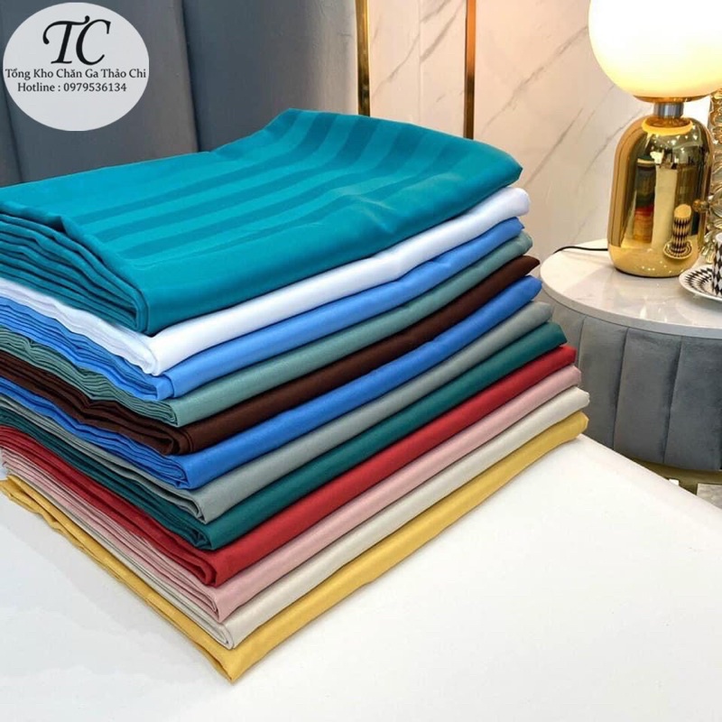 Bộ Ga Gối Cotton Sọc 3F Sang Trọng Chuyên Dùng Cho Khách Sạn, Home Stay