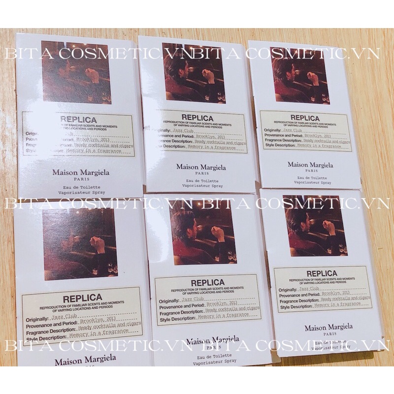 Vial Nước Hoa Maison Margiela Replica Jazz Club Eau De Toilette 1,2ml