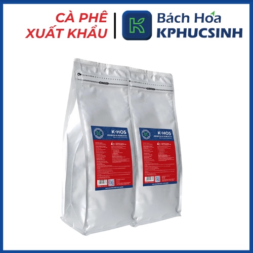 Combo 2 túi cà phê rang xay nguyên chất xuất khẩu K HO5 500g/túi KPHUCSINH - Hàng Chính Hãng