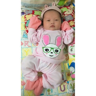 Set 5 bộ cotton 2 chiều cho bé từ 3-12kg