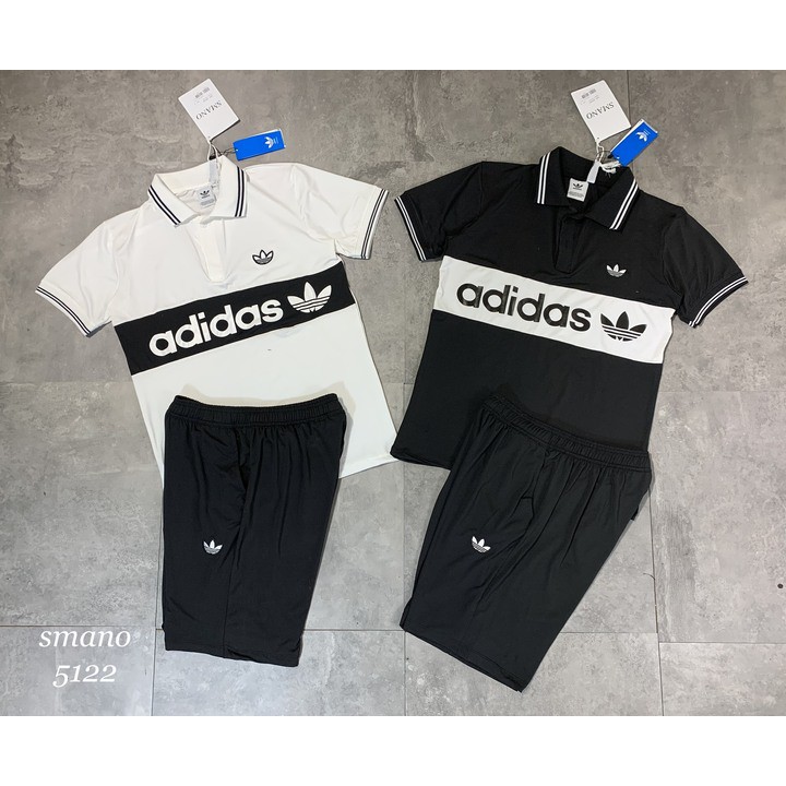 ⚡[𝐇𝐎𝐓 𝐓𝐑𝐄𝐍𝐃]⚡ Bộ Adidas nam có cổ - Bộ thể thao nam cổ bẻ cực đẹp - Bộ hè nam | BigBuy360 - bigbuy360.vn