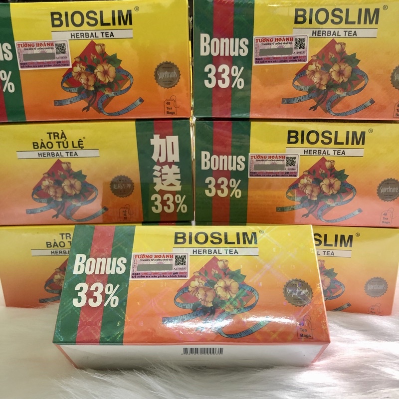 &lt;CHÍNH HÃNG&gt; TRÀ BẢO TÚ LỆ BIOSLIM - HỖ TRỢ GIẢM CÂN, ĐÀO THẢI MỠ THỪA TRONG CƠ THỂ, MANG LẠI VÓC DÁNG XINH