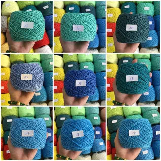  Len Sợi Cotton Việt Nam 1mm Bảng Màu 3