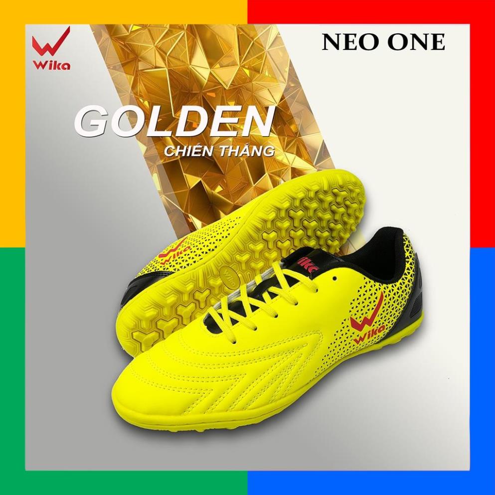 Giày Đá Bóng Wika Neo One Chính Hãng, Giày Đá Banh Sân Cỏ Nhân Tạo Khâu Full Đế Bảo Hành 3 Tháng