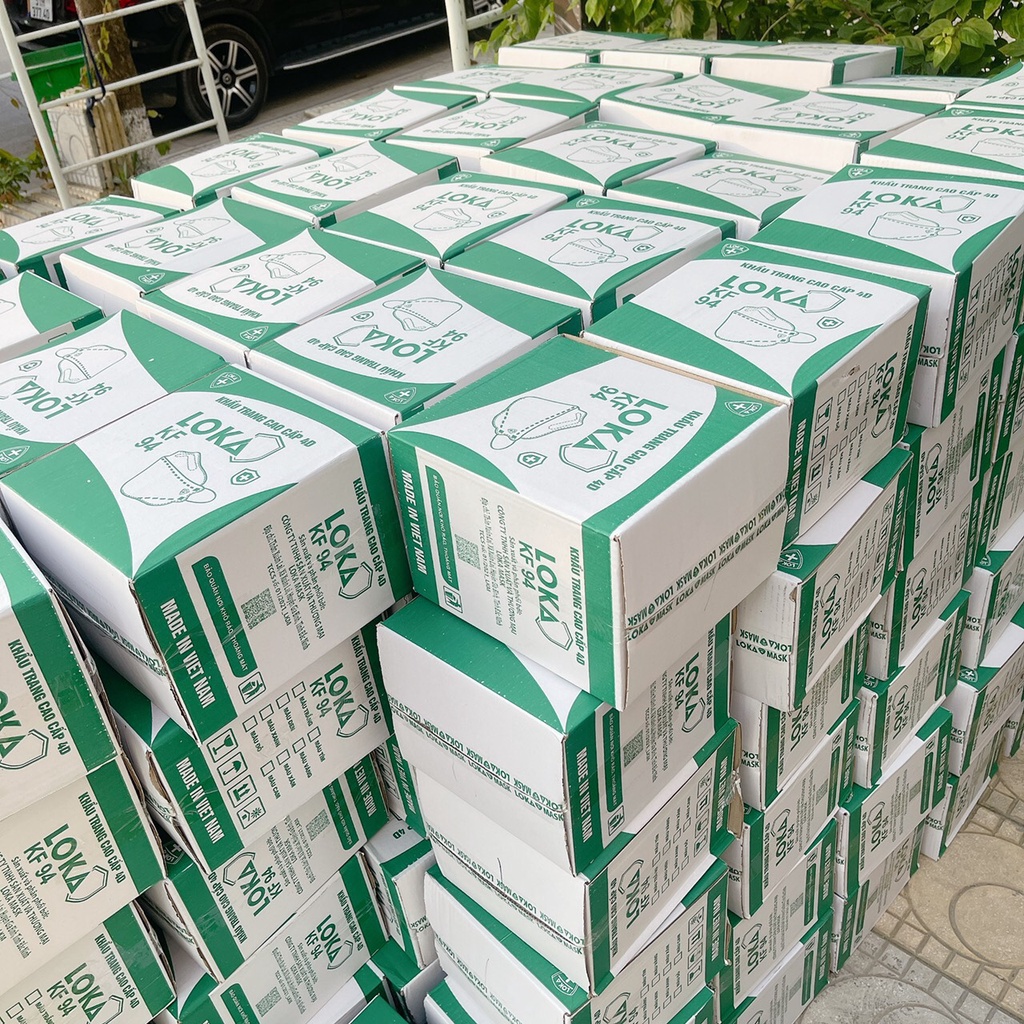 Thùng KHẨU TRANG KF94 xuất Hàn