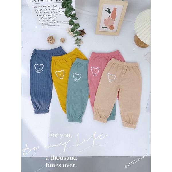 Quần cotton len tăm