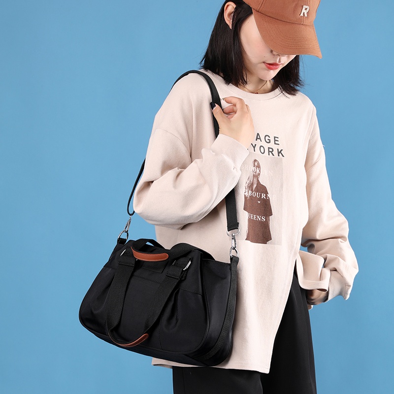 Beg Besar Túi Xách Đeo Chéo Tote Canvas Hàn Quốc Beg Tangan Wanita Murah Cantik Cho Nữ Beg Silang Perempuan