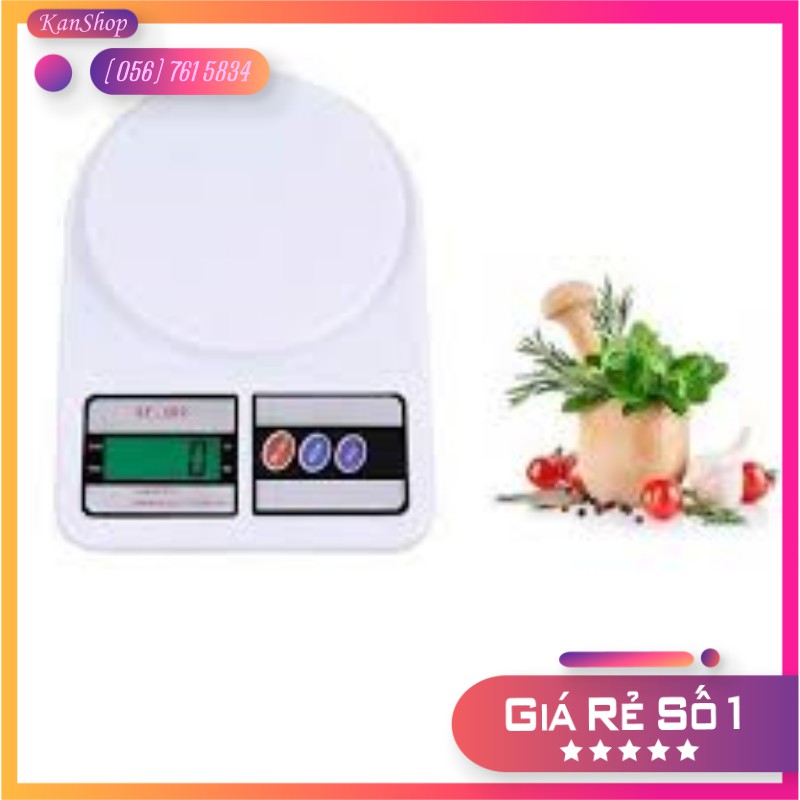 Cân Điện Tử Để Bàn 5KG, Cân Điện Tử Thực Phẩm Nhà Bếp Electronic Kitchen Scale B05