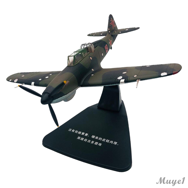 Mô Hình Máy Bay Chiến Đấu Bằng Hợp Kim Soviet Il-2 Attacker Wwii Tỉ Lệ 1: 76