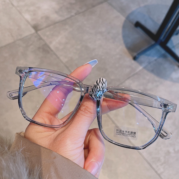 Mắt kính VIENDO 3802 gọng vuông đổi màu chống ánh sáng xanh 0-6.0 độ cho nam nữ (có cắt kính cận theo yêu cầu)