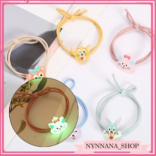 COMBO 5 Dây Cột Tóc Dạ Quang Phát Sáng Hình Dễ Thương, Dây Cột Tóc Hàn Quốc Đẹp