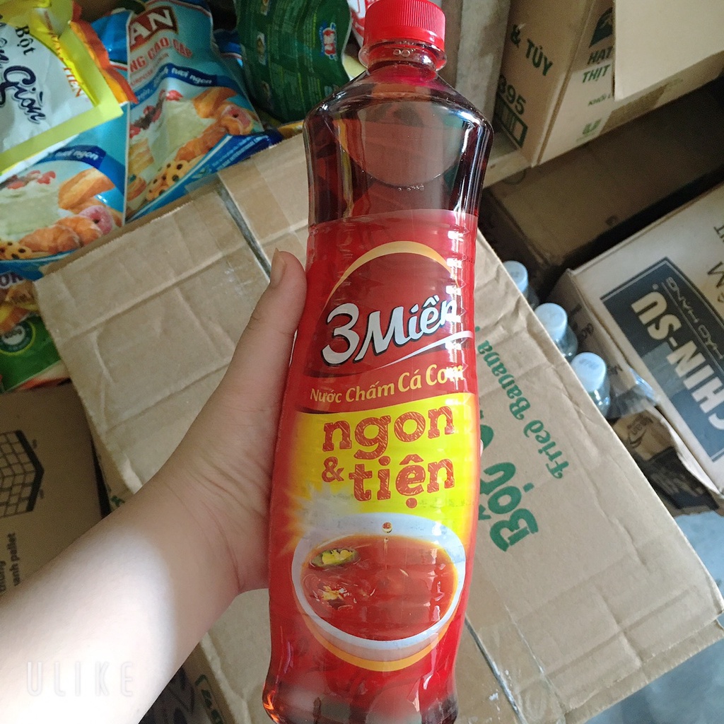 Nước Mắm Cá Cơm 3 Miền 800ml, Nước Chấm Cá Thơm Ngon [THKN77]