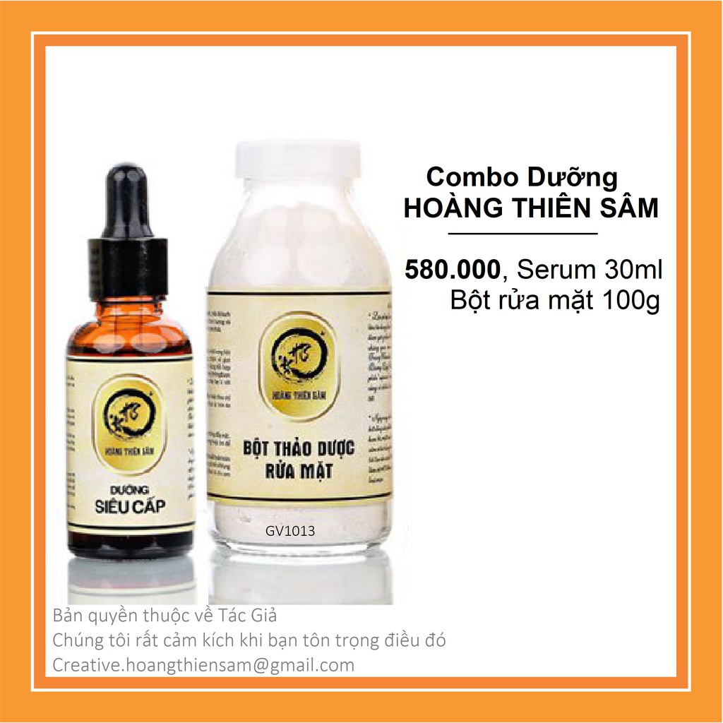[Có thể lựa chọn 1 in 2] Combo Dưỡng Hoàng Thiên Sâm