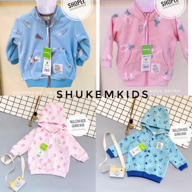 [Lullaby] Áo khoác chần bông cho bé siêu ấm áp