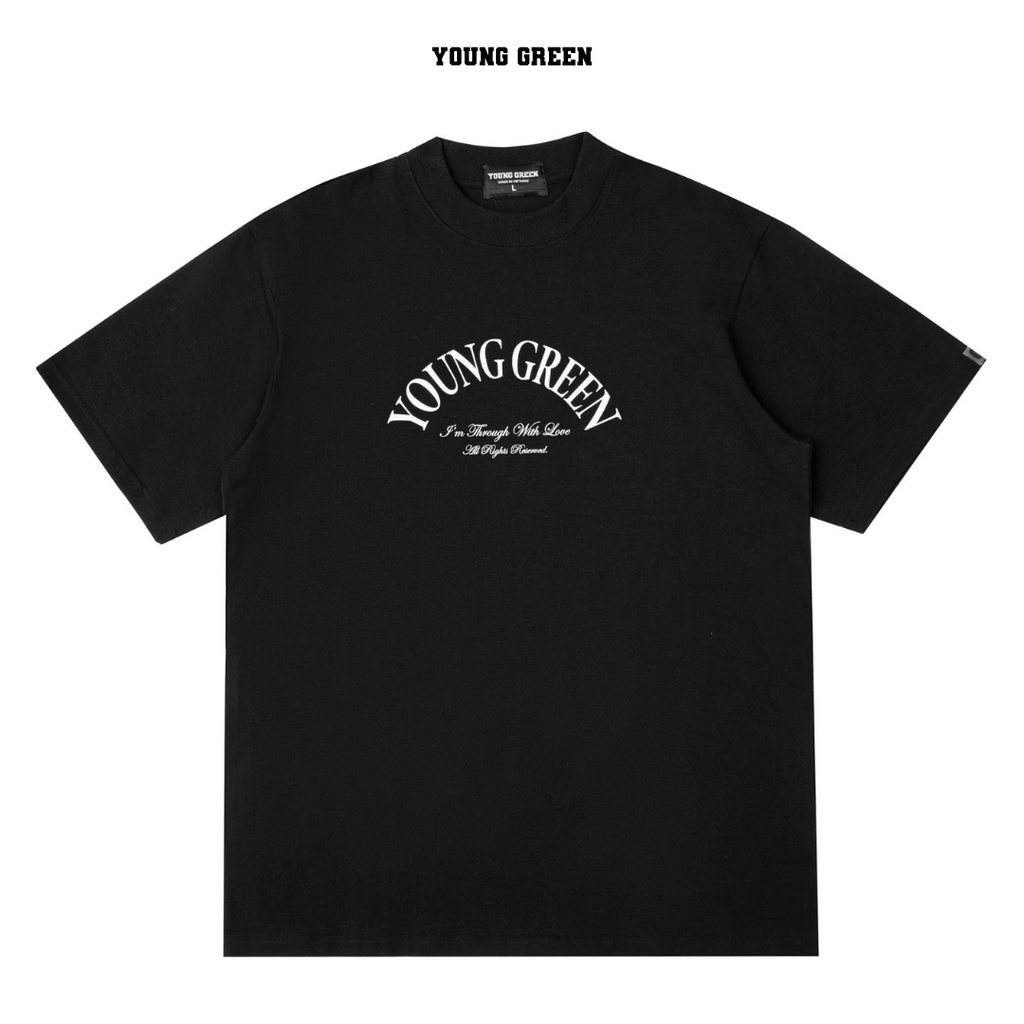 Áo thun YOUNG GREEN Logo Tshirt - 100% Cotton định lượng vải 250gsm