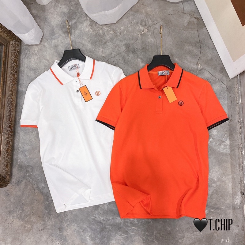 Áo polo H thêu ngực