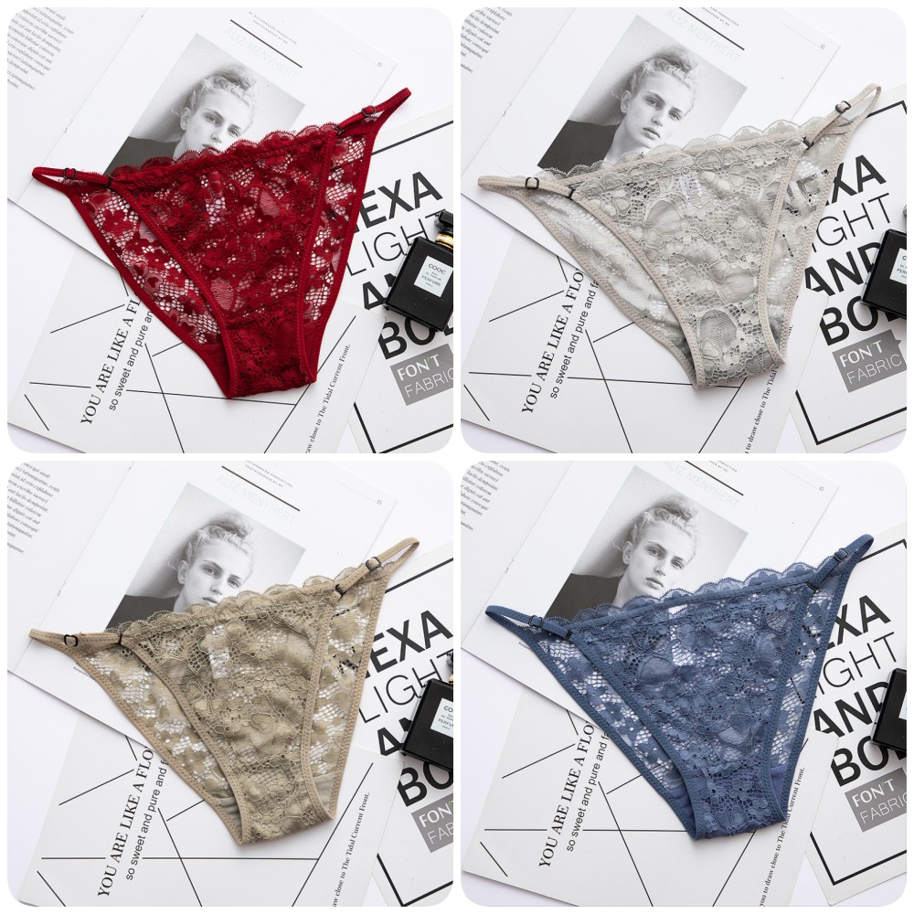 (BRA021) Quần lót nữ quần chíp nữ cạp dây gợi cảm sexy chất liệu ren cao cấp | BigBuy360 - bigbuy360.vn